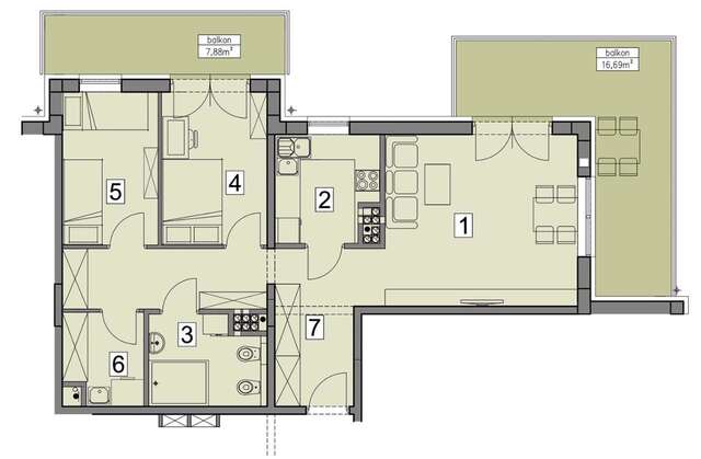 Апартаменты Stawowa Premium Apartment - 69 m2 with a private garage Краков-6